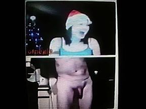 Santa-hat slut has me strip naked for Xmas (+ sound )