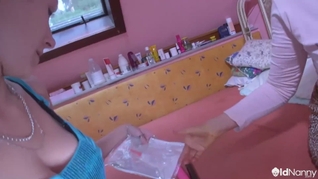 Mature Musa And Victoria Lesbian Strapon Encounte - OLDNANNY