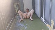Ever wanted to catch your friend jerking off naked on your balcony?
