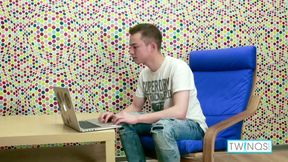 Petit Boy Ethan Beats His Shaft Until He Cums On His Belly!