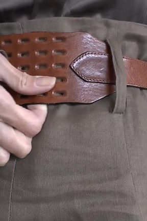 Exciting Belt Fitting with a Linen Skirt, Part 1, Lady Victoria Valente