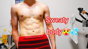 Photographing a sweaty figure !! I am Hukkinkun !!