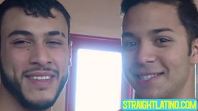 Nice looking Javiez pounded in the ass by bearded Gus swift cock
