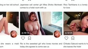 Japanese Girl Cheats at Hotel for Intense Pussy Sex and Fingering Experience