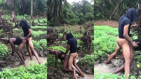 i took my step uncle to his vegatable farms i fuck him so hard he enjoyed the outdoor sex