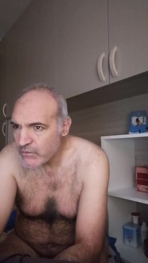 I Wank My Cock and Piss with a Final Fart