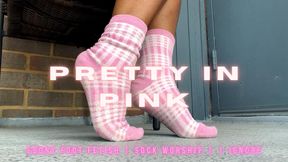 Temptress Mango Is Pretty In Pink - Ebony Foot Fetish, Sock Worship, & Ignore