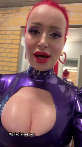 First Day of the German Fetish Ball. Let Me Show You Around in Our Airbnb