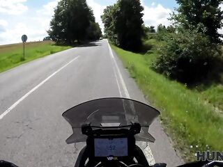 HUNT4K. A bike ride ended up as a consummate outdoor deepthroat and sex