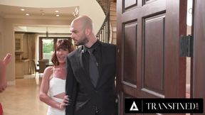 Rich Kalli Destroys Trans Slut Kasey Kei with Hung Bodyguard Double DP Cum Flood