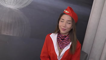 Big Butt Italian Air Hostess Layla Scarlett Take BBC