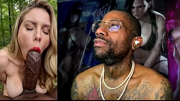 Beautiful White Girl Deepthroating Thick BBC, AI Generated