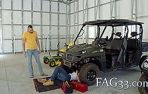 I was fixing my car when someone fucked my deep ass just in my garage