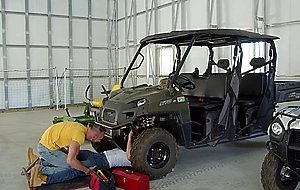 I was fixing my car when someone fucked my deep ass just in my garage