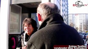deutsche hausmutti poppt nach flirt auf der straße