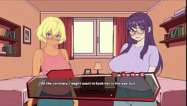 Futanari have a heart too [ FUTA Hentai Game ] Ep.1 LESBIAN romance with her new ROOMATE !