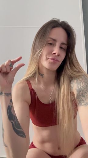 Female Onlyfans Model Posing in Studio