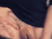 Hung solo male distracted by his COCK at friend’s house