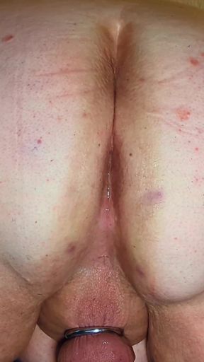 Unforgettable moment from &quot;Fat Sissy pushing out big butt plug and gapes&quot;