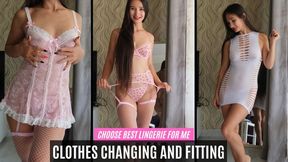Clothes changing - help me choose best lingerie