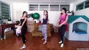 Latina dance tutor bound and used for a nasty lesson