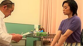 Umd-876-censored-19 A Young Wife Who Doesnt Know Anything Is Called Treatment And Shes Going To Have A Vaginal Cum Shot