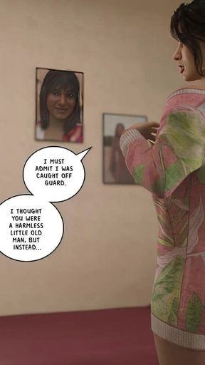 Jaw-dropping moment from &quot;The Masseur - Chapter 8 - Salma told the old masseur to fuck her like Farah&quot;