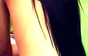 Hot Asian Shemale Jerking Off