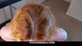 STAY HOME MILF Fucked By Horny Roomie