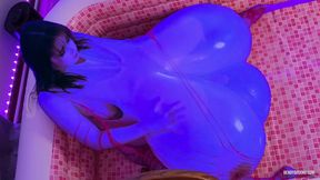 Camera 2 - Blueberry Inflation - Real Time Breast and Belly Water Inflation