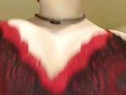 showing off my big goth tits compilation