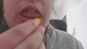 Crunchy Snacks Delight (Close-Up Chewing, Munching, and Swallowing ASMR)