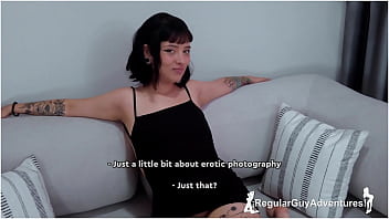 4k - Goth girl Nicole tries out the casting couch