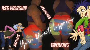 I put on your boxers come worship my ass