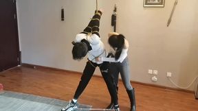 Guy Tied Up By Girl