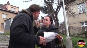 Sweet Brunette Shows Him the Way to Her Wet Pussy