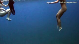 Submerged Hot Babes Underwater