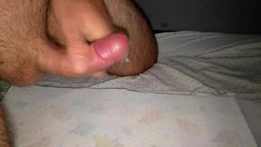 Morning cumshot