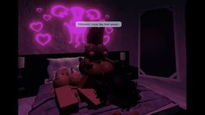 threesome with horny girls after the club (roblox)