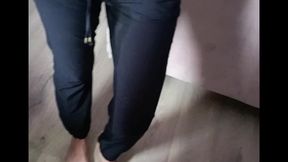 weting pants belly button fetish