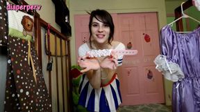 Turned into a diapered cucked sissy with Cheerleader Ziva