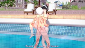 yor forger bikini pool sex - full - spy x family - thanks