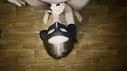 An unplanned, wild evening with a neighbor, with a very deep blowjob... He came in my mouth💦