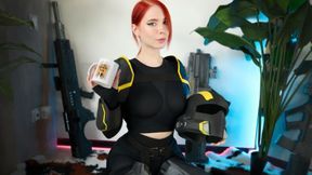 MollyRedWolf deep throats and sucks cock in a fantasy game setting