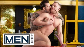 Papi Kocic Pounds Blonde Cole Against Wall Before Kneeling Cock Suck