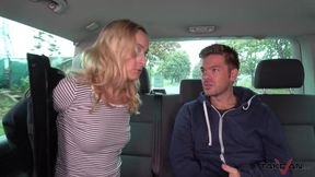 Student convinced to come with strangers in van and need to fuck