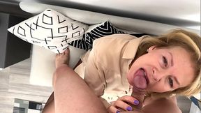 Son&rsquo_s Teacher Sucks Me Off at Her Place After Parent Meeting