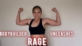 Bodybuilder Unleashes Rage (MP4)