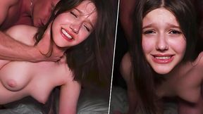 Submissive Russian teen loves her body used the rough way