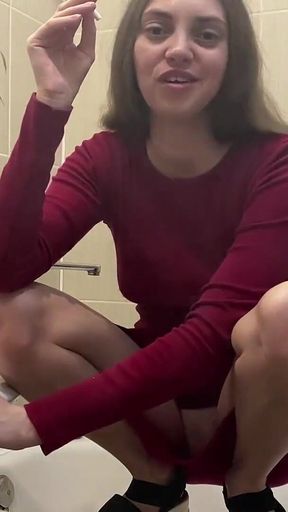 Smoking in the Bathroom While Squatting